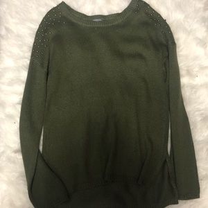 Olive green sweater
